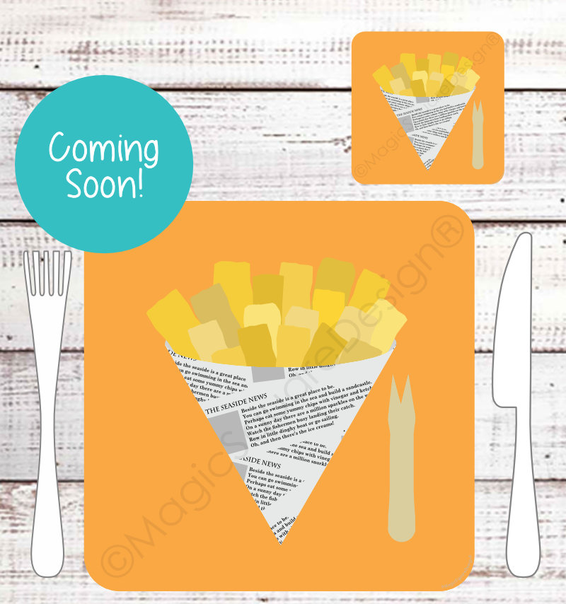 Chip Cone Tablemats & Coasters