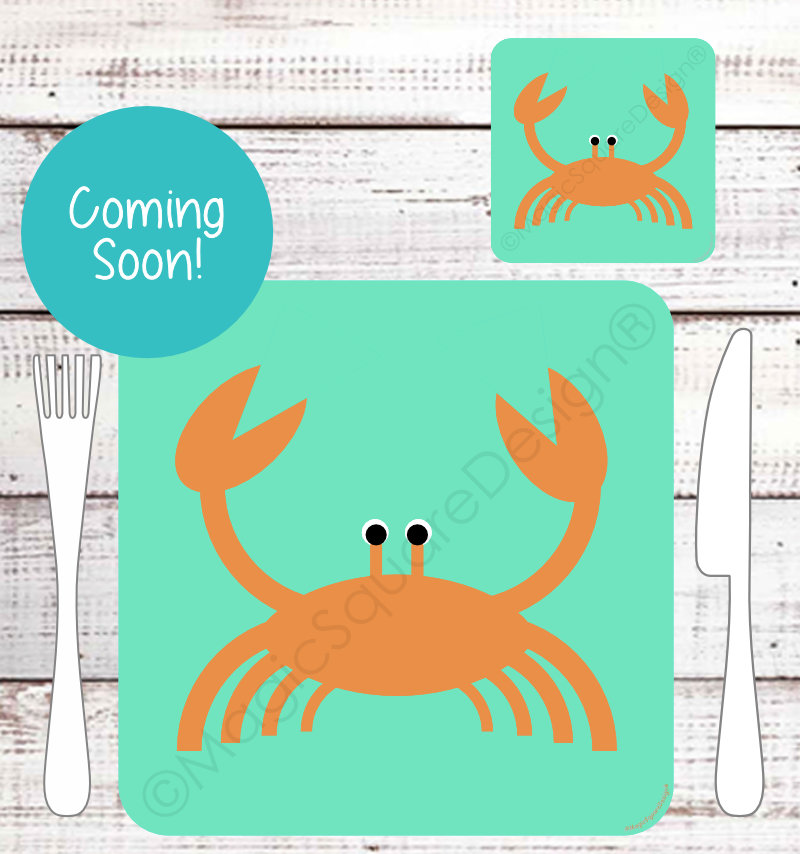 Crab Tablemats & Coasters