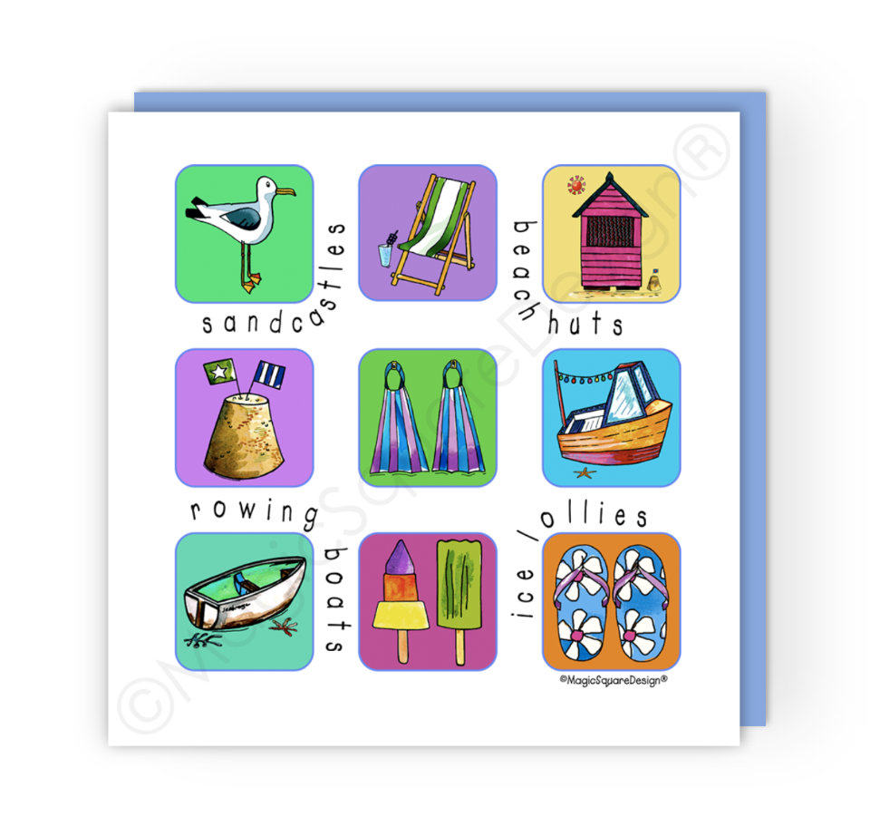 Pick & Mix Nine 01 Greetings Card