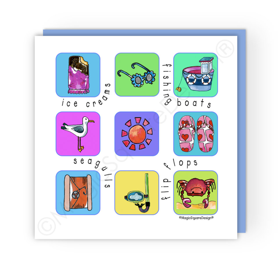 Pick & Mix Nine 02 Greetings Card