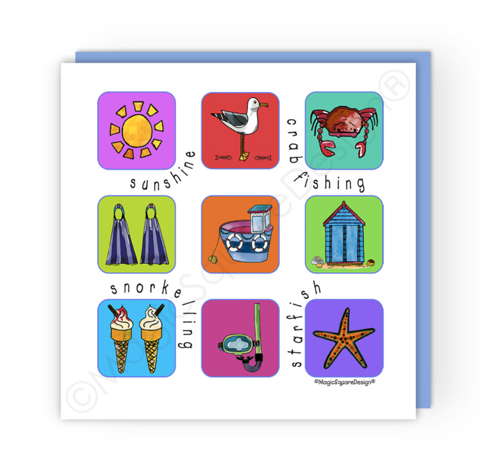 Pick & Mix Nine 04 Greetings Card