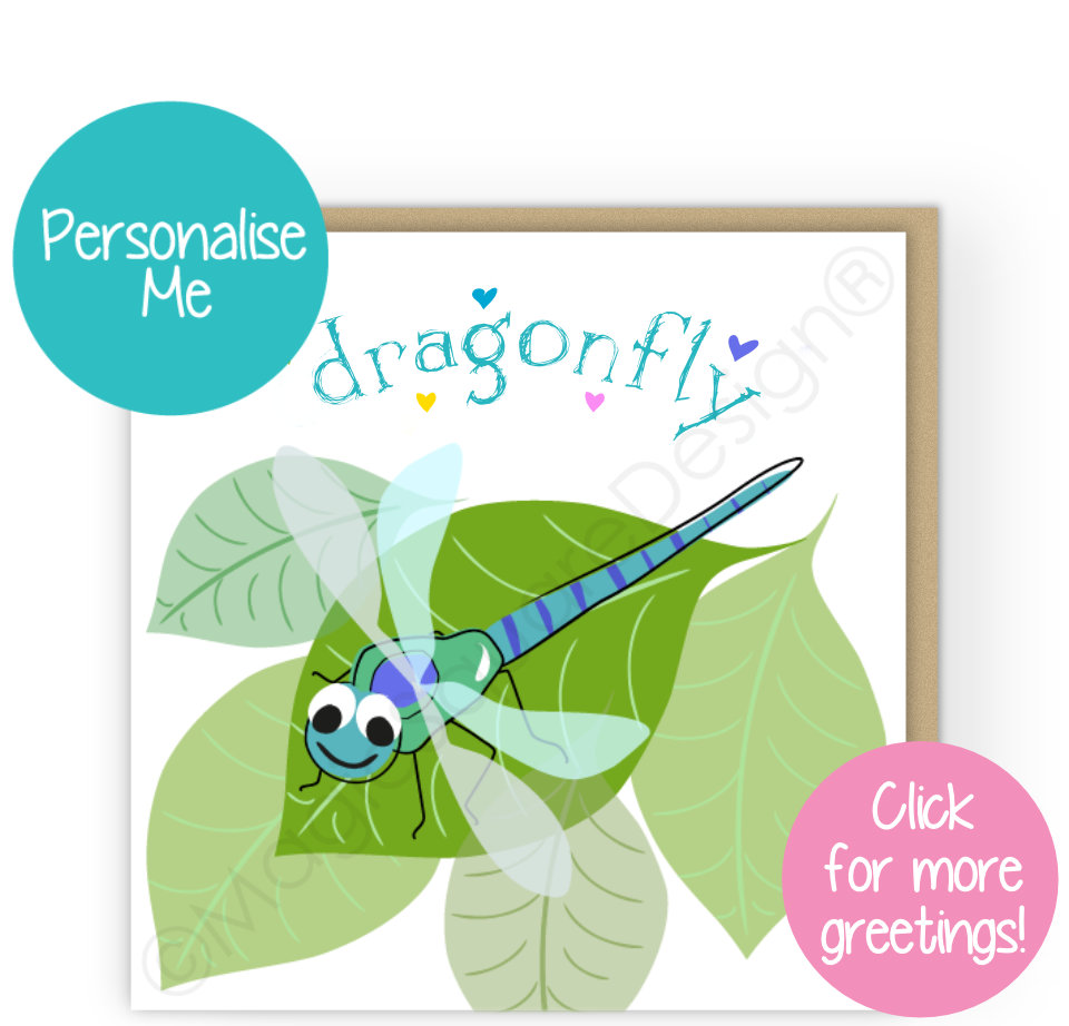Dragonfly Hearts Greetings Cards