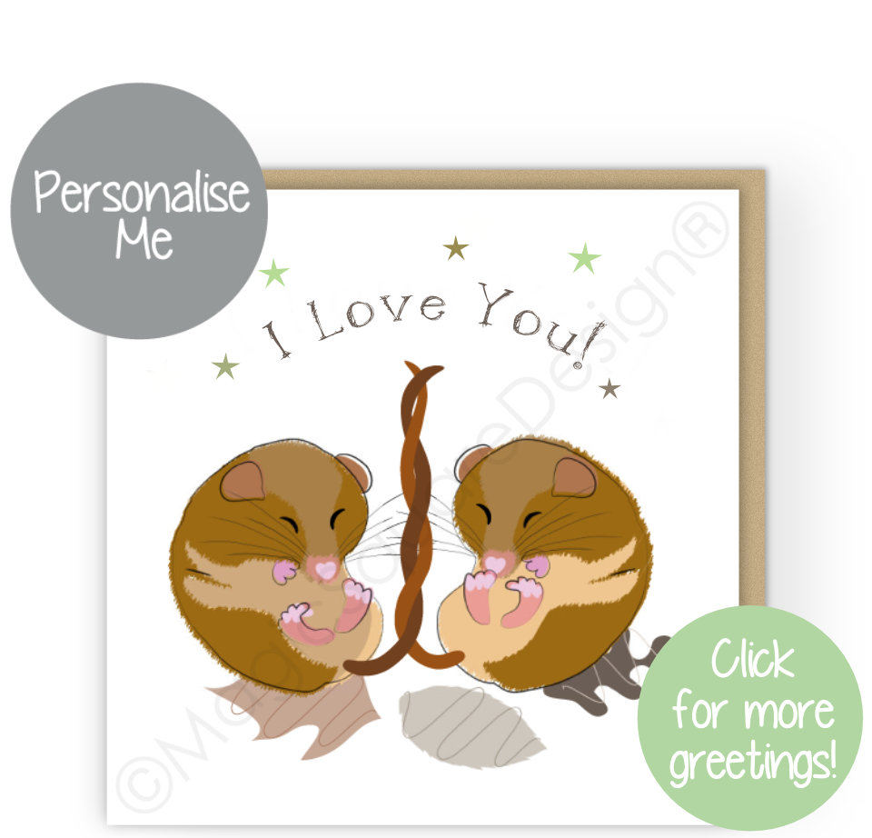 Dormouse Shhhhh Stars Greetings Cards